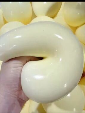 Cream Scented Squishy Stress Toy - Soft Doughnut Shape